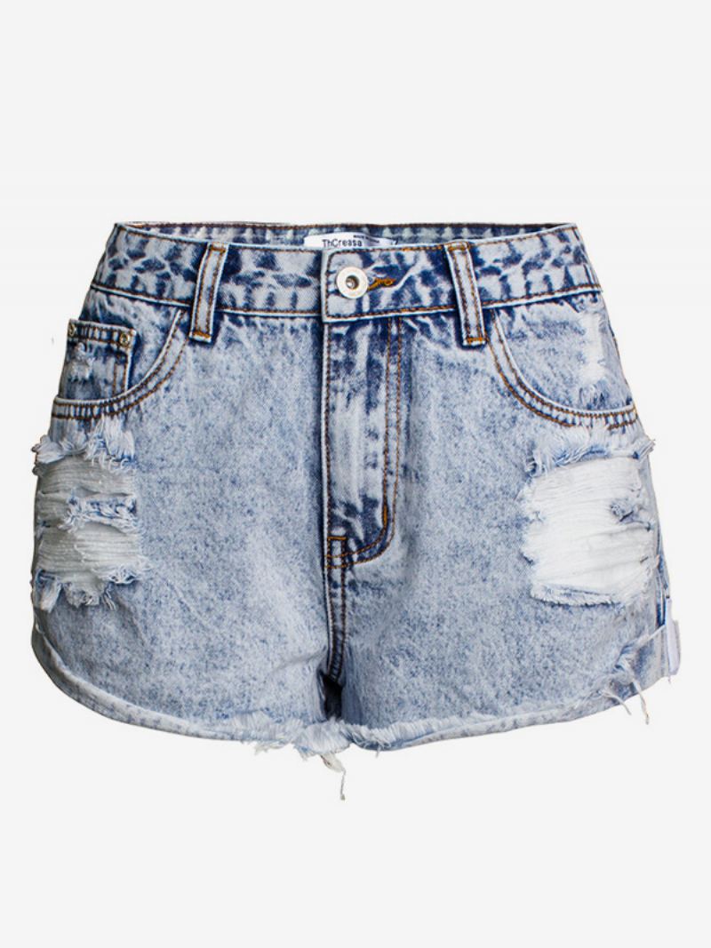 Shorts For Kvinner Chic - Lys Himmelblå