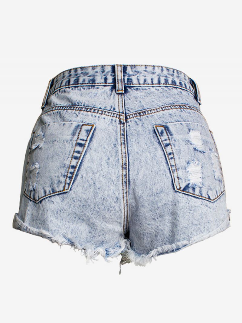 Shorts For Kvinner Chic - Lys Himmelblå