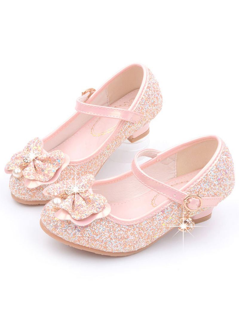 Flower Girl Sko Glitter Mary Jane Flats