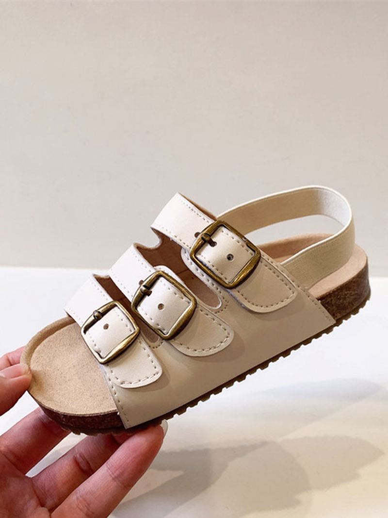 Jentesandaler Åpen Tåspenne Detalj Sandalsko - Beige