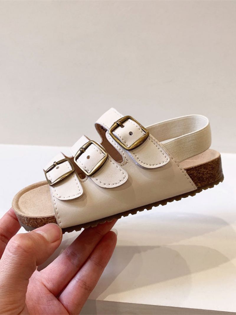 Jentesandaler Åpen Tåspenne Detalj Sandalsko - Beige