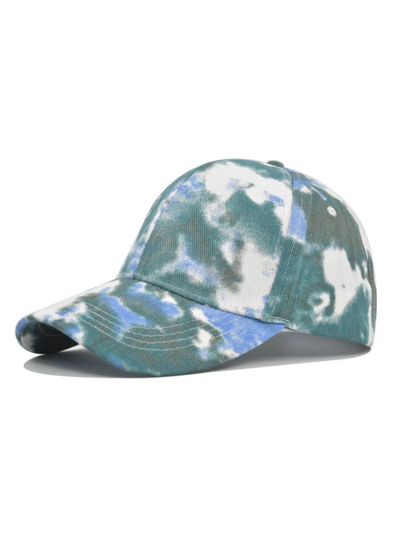 Menn Hat Printed Polyester Casual Green Hats - Blågrønn