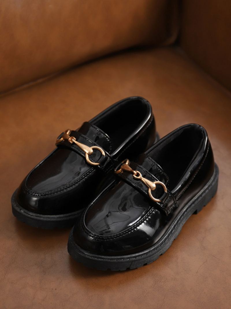 Boy's Loafers Slip On Penny Causal Sko For Barn