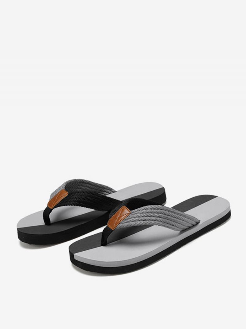 Herresandaler Slip-on Pu-skinn Eva-såle - Grå