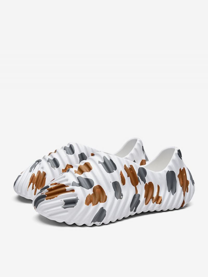 Herresandaler Slip-on Pu-skinn Eva-såle - Hvit