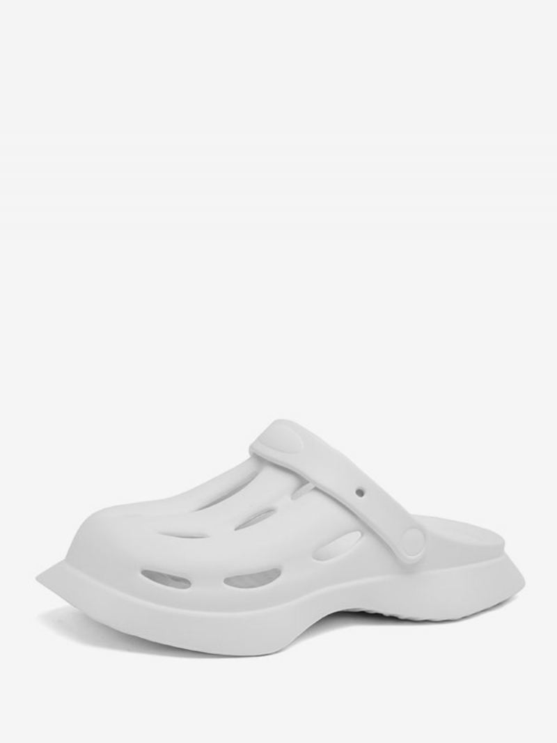 Herresandaler Slip-on Pu-skinn Eva-såle - Hvit