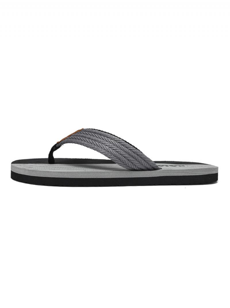 Herresandaler Slip-on Pvc Øvre Eva-såle - Grå