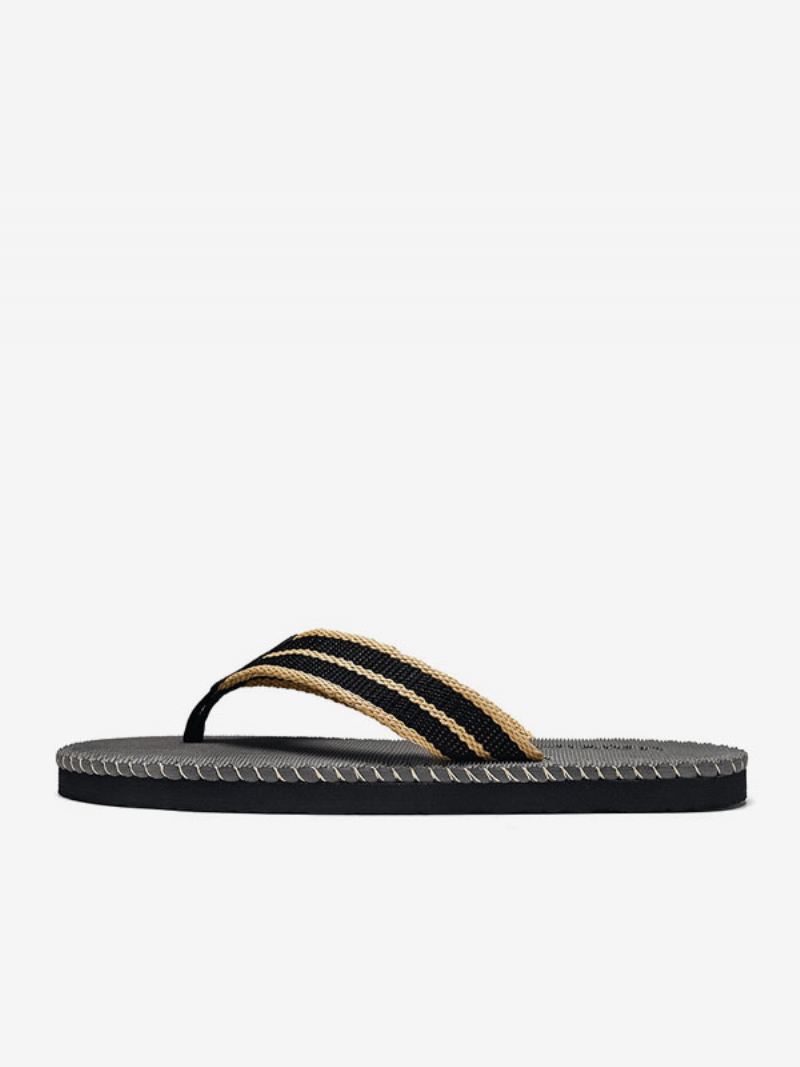 Sandaler For Menn Slip-on Pu-skinn Eva-såle - Grå