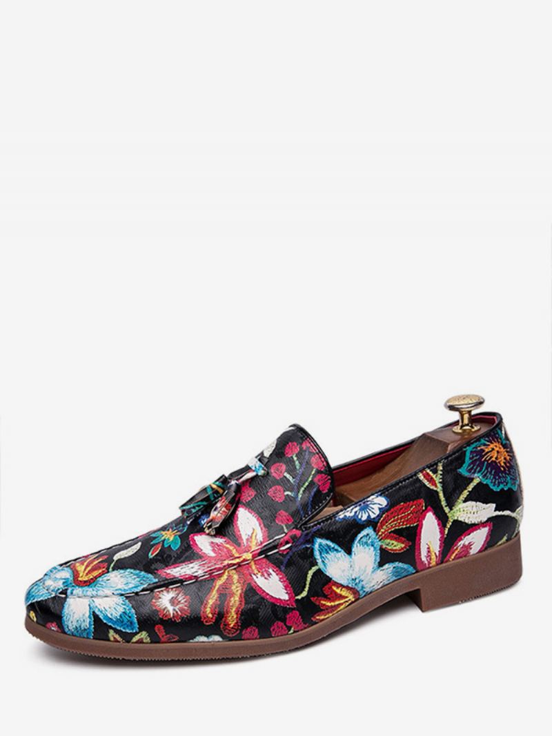 Blomstrete Loafers For Menn Med Dusk