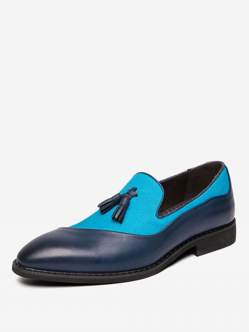 Herre Canvas Loafer Ball Party Bryllup Sko Slip-on Prom Bryllupssko Med Dusk