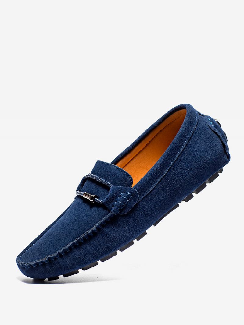 Herre Loafer Sko Slip-on Metalldetaljer Rund Tå