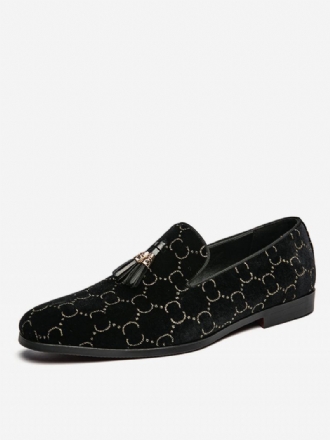 Herre Loafers For Menn Pu Skinn Prom Slip-on Low Topper Blå Dusker Sko