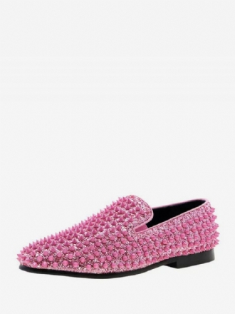 Loafer Sko For Herre Paljetter Glitter Spikes Nagler Slip-on Prom Party Bryllup