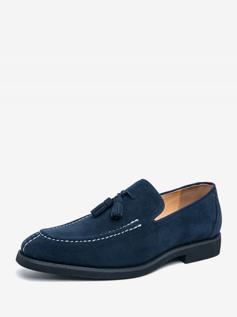 Loafer Sko For Menn Pu Lær Monk Strap Slip-on Prom Party - Blå