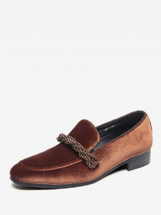 Loafer Sko For Menn Slip-on Monk Strap Rund Toe