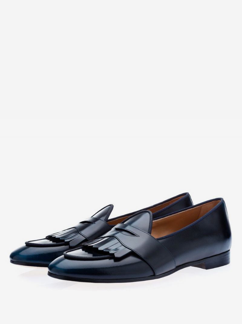 Menns Fringe Penny Loafers Prom Party Bryllupssko