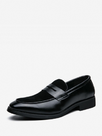 Men's Prom Pu Leather Slip-on Loafer Sko