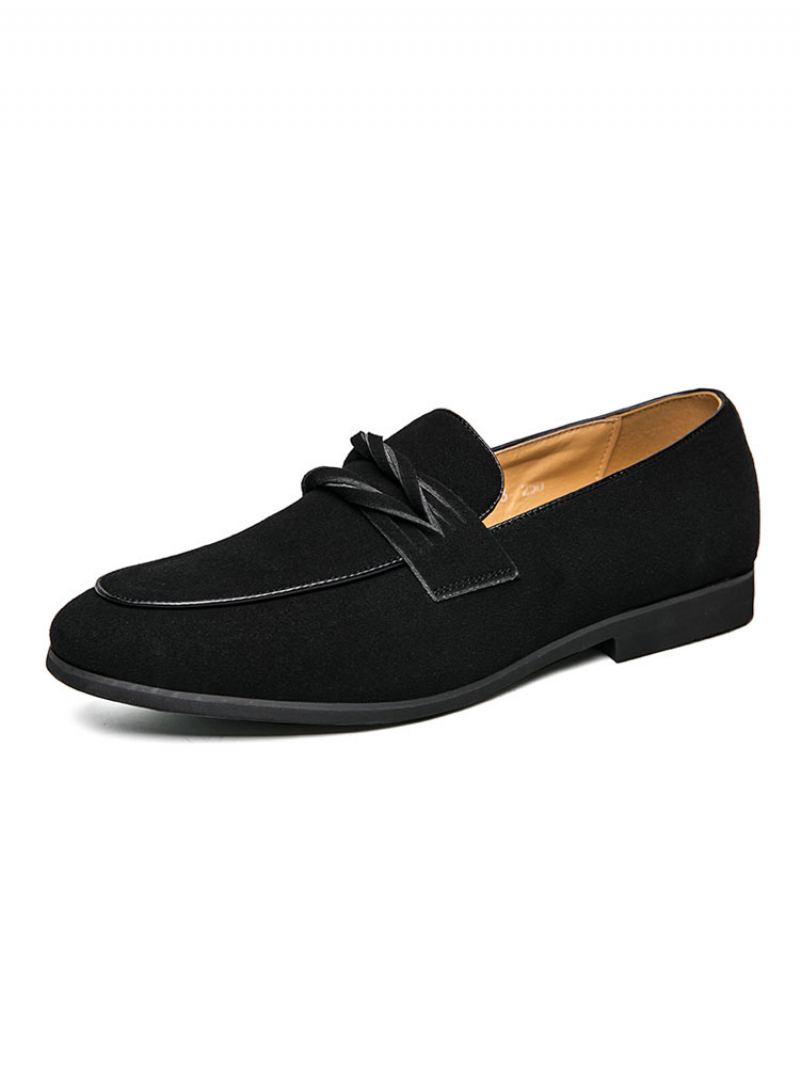 Penny Loafers For Menn I Vegansk Skinn - Sort