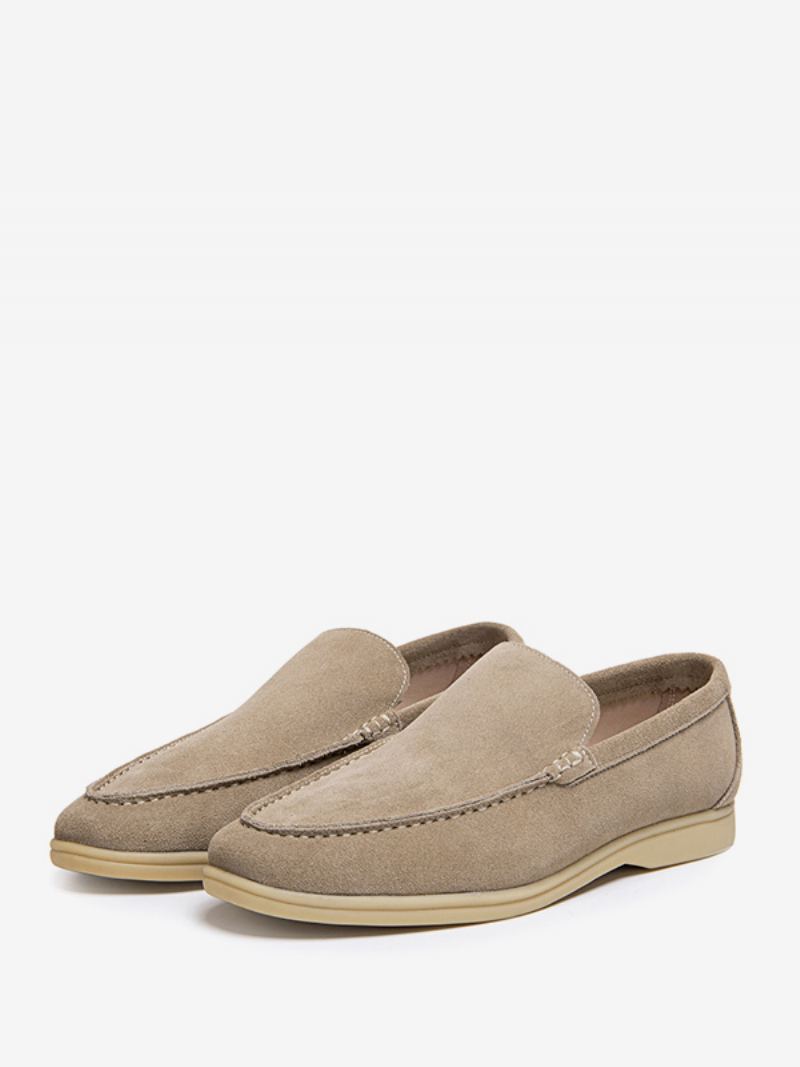 Slip-on Loafer Sko For Menn I Kuskinn