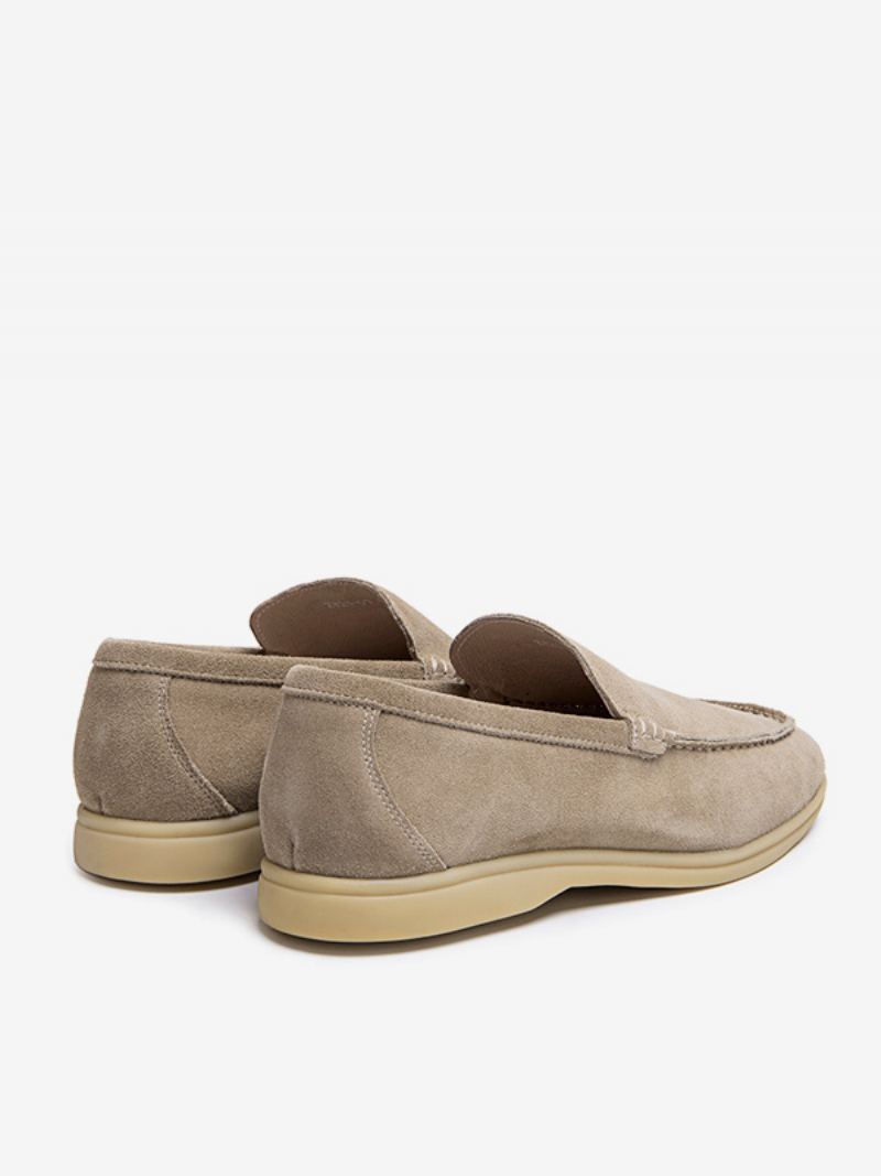 Slip-on Loafer Sko For Menn I Kuskinn - Lys Gul