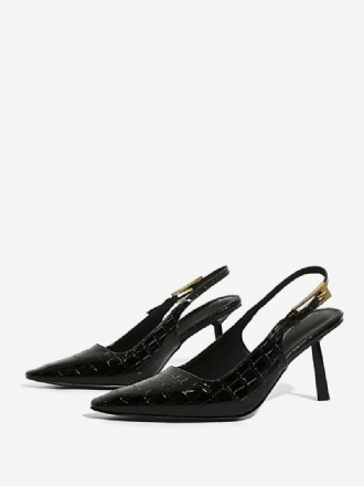 Høye Hæler For Kvinner Med Spiss Tå Spesialformede Slingback Pumps