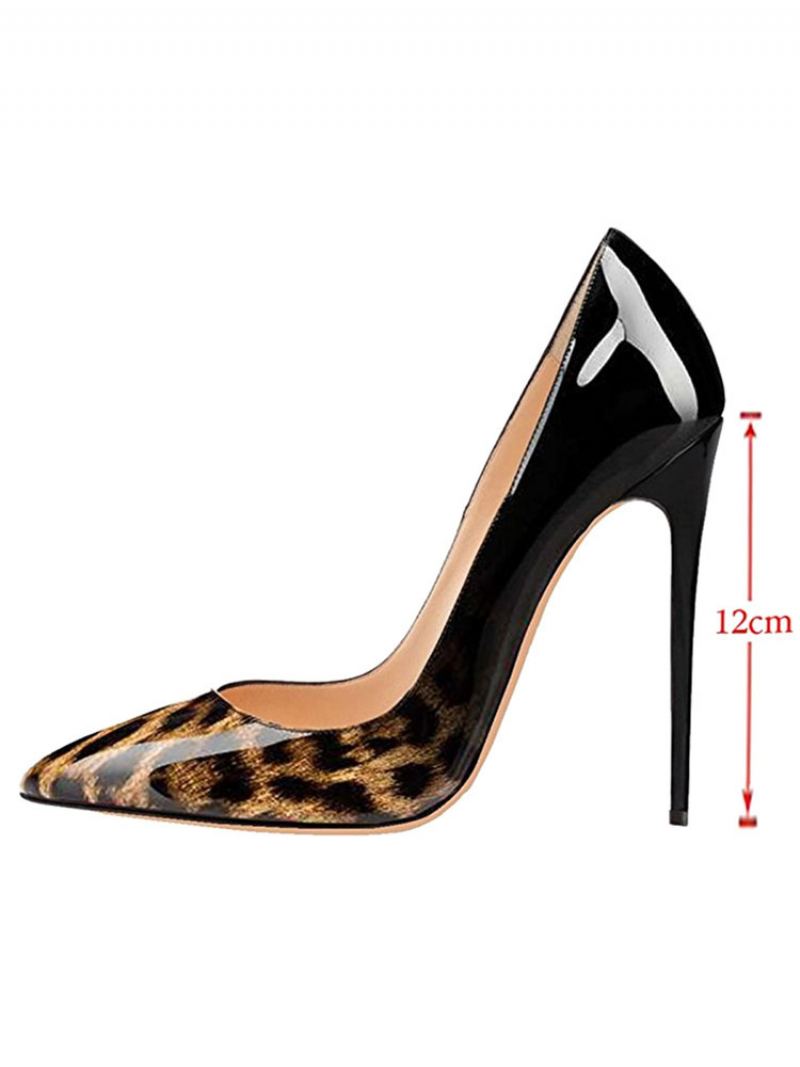 Kvinner Sexy Leopard Print Hæler Basic Stiletto Heel Pumps - Leopard