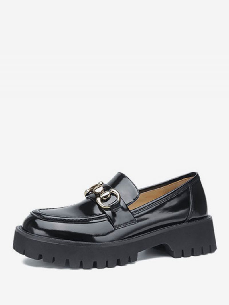 Chunky Loafers For Kvinner I Svart