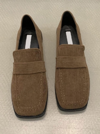 Flat Mikro-semsket Øvre Loafers For Kvinner