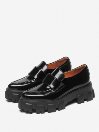 Flatform Loafers For Kvinner I Svart