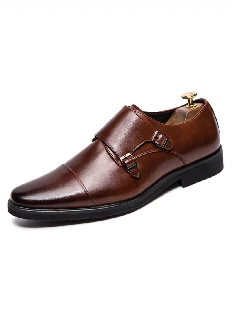 Herre Monk Strap Dress Sko