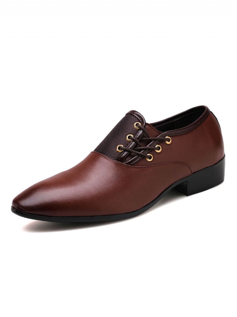 Menns Snøring Monk Strap Slip On Dress Loafers