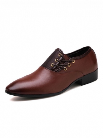 Menns Snøring Monk Strap Slip On Dress Loafers