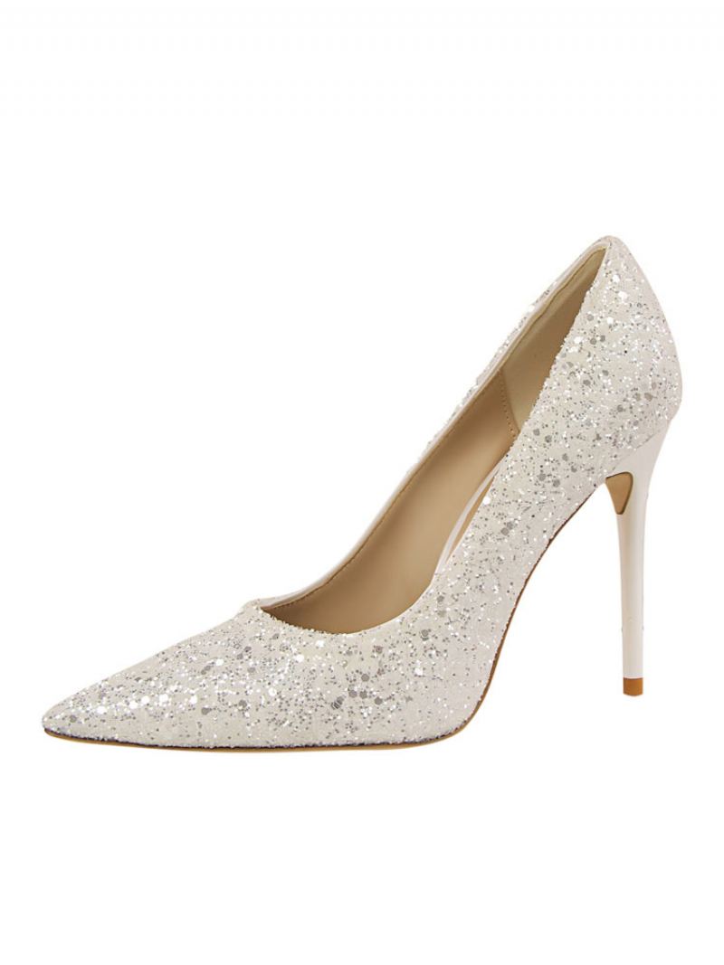 Dame Glitter Evening Pumps Prom Sko