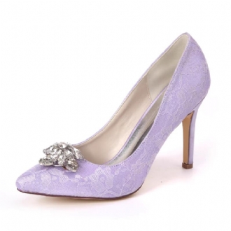 Dame Rhienstone Brudesko Stiletto Heel Pumps