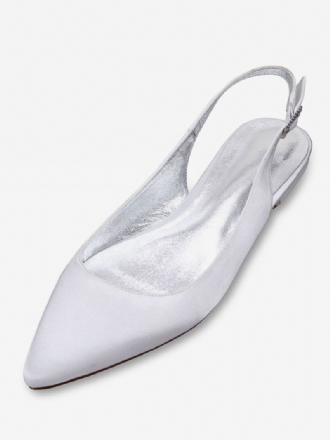 Flat Slingback Bryllupssko For Kvinner