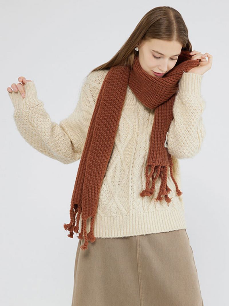 Dameskjerf Beautiful Fringe Winter Warm Acc