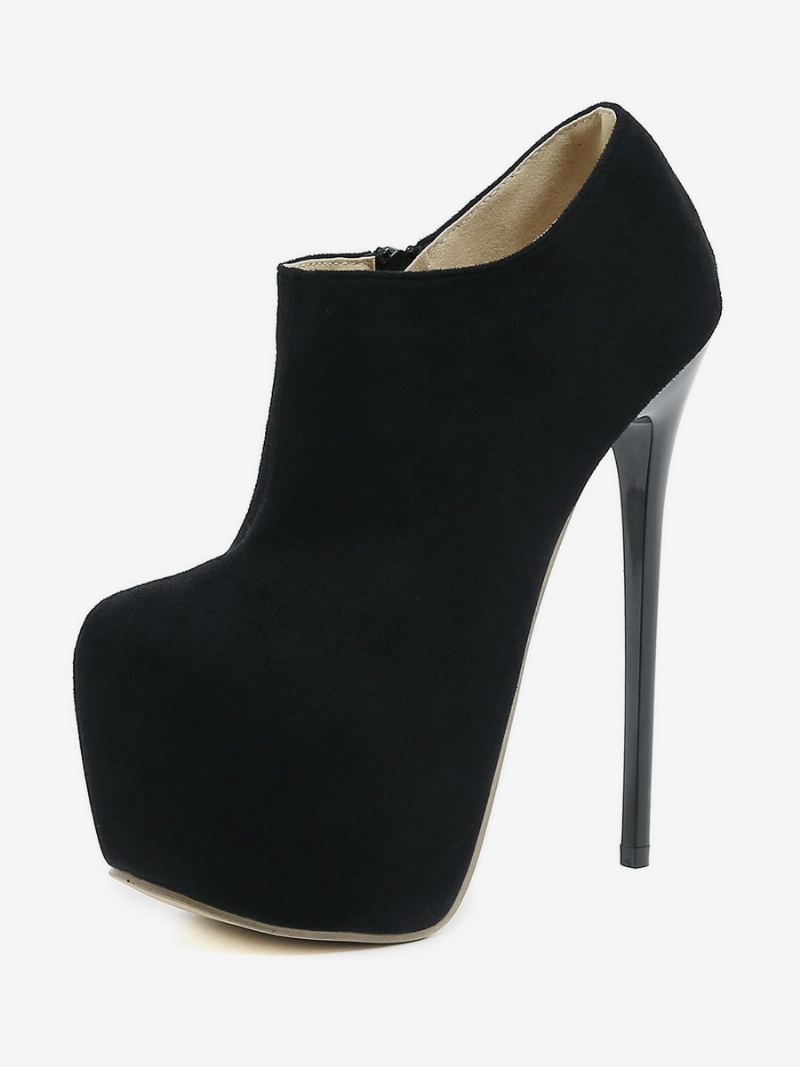 Sexy Høye Hæler For Kvinner Stiletthæl Micro Suede Øvre Pumps