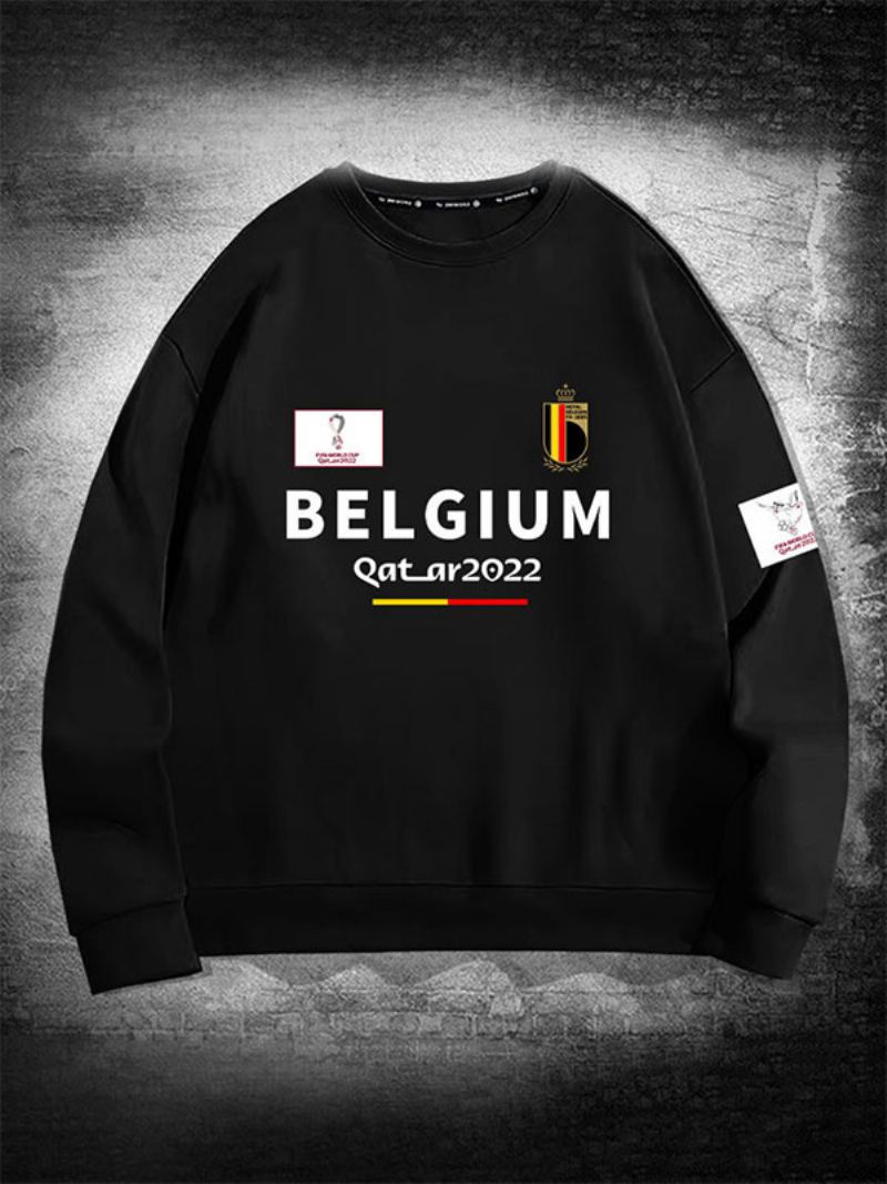 Belgia Team Sweatshirt Herre Topp