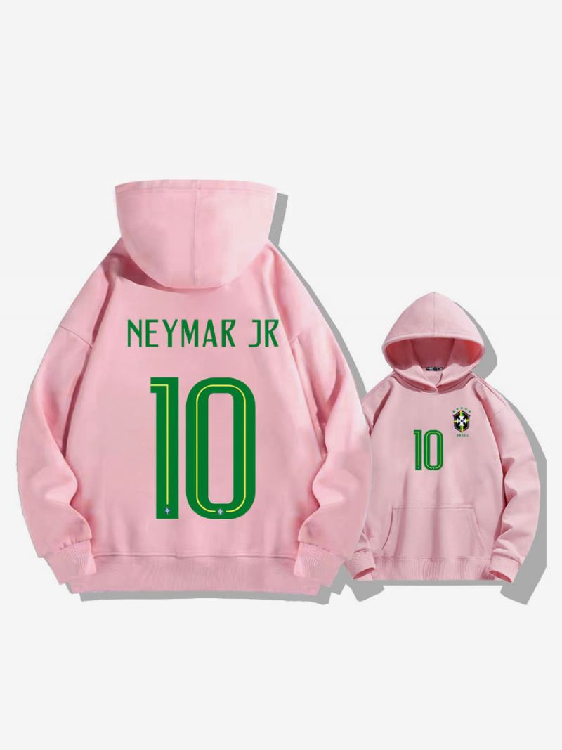 Brasil Treningshettegenser Neymar Nummer 10 Herre - Rosa