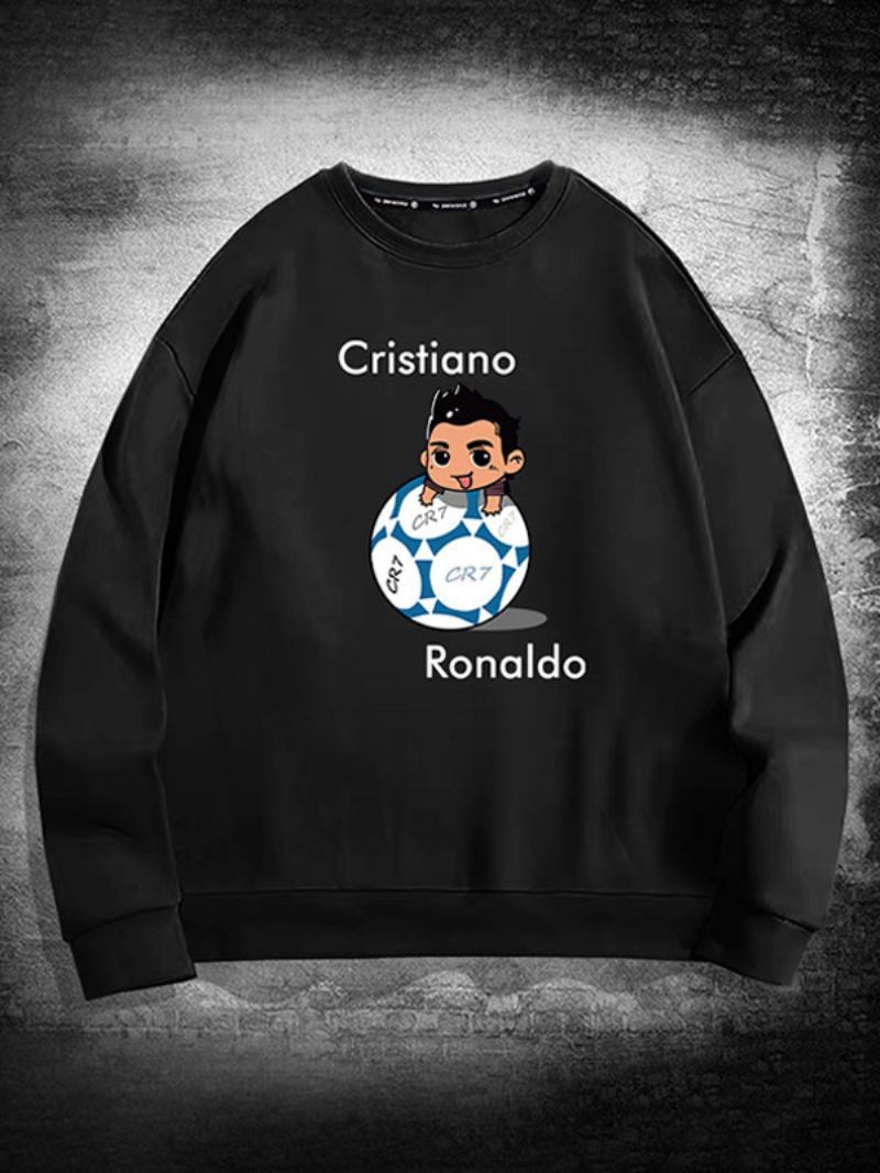 Herre Ronaldo Sweatshirt Langermet Topp