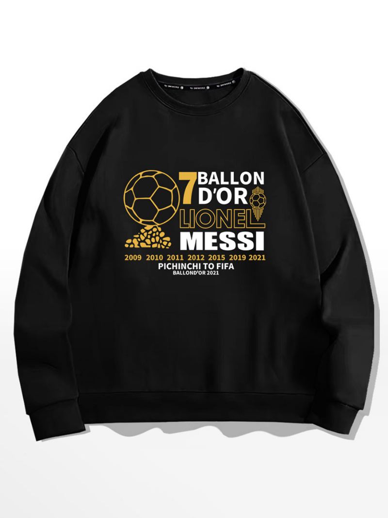 Messi Ballon D'or Sweatshirt Herre-topp