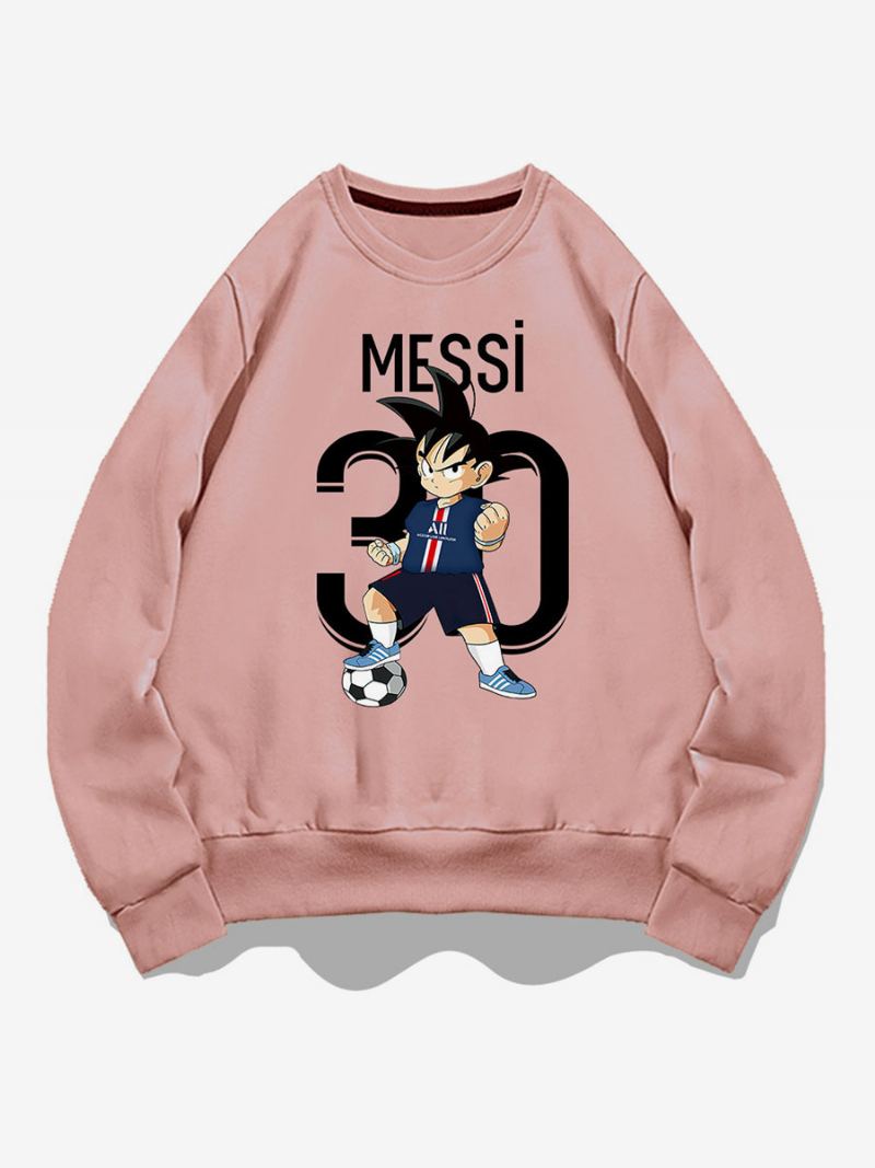 Messi Sweatshirt Voksen Topp For Menn - Rosa