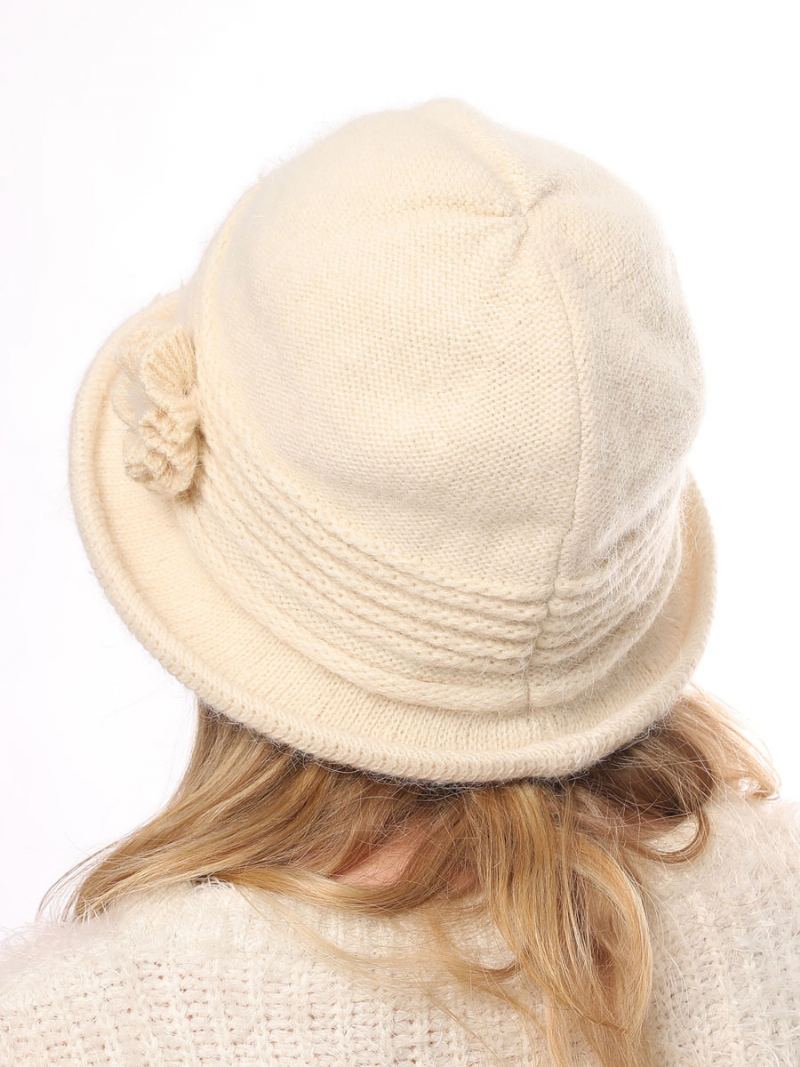 Hatter For Dame Praktisk Applikasjon Akrylfiber Eric White Hats - Beige