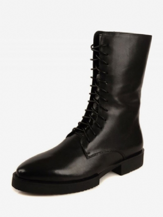 Sko Herre Arbeidsstøvler Boots Kuskinn Chic Black