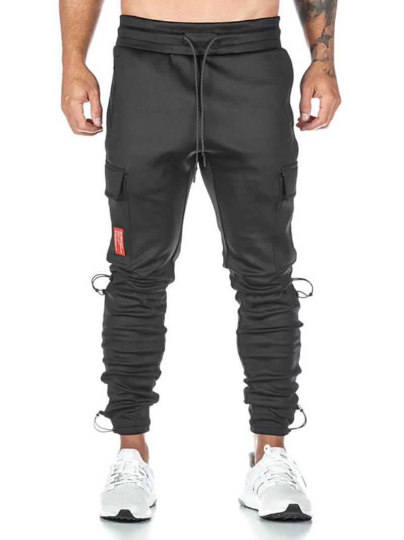 Menn Bukser Chic Tapered Fit Joggebukse Svarte