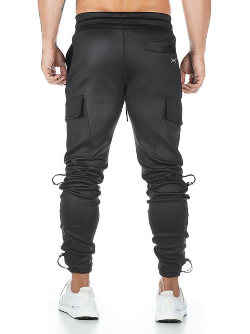 Menn Bukser Chic Tapered Fit Joggebukse Svarte - Sort